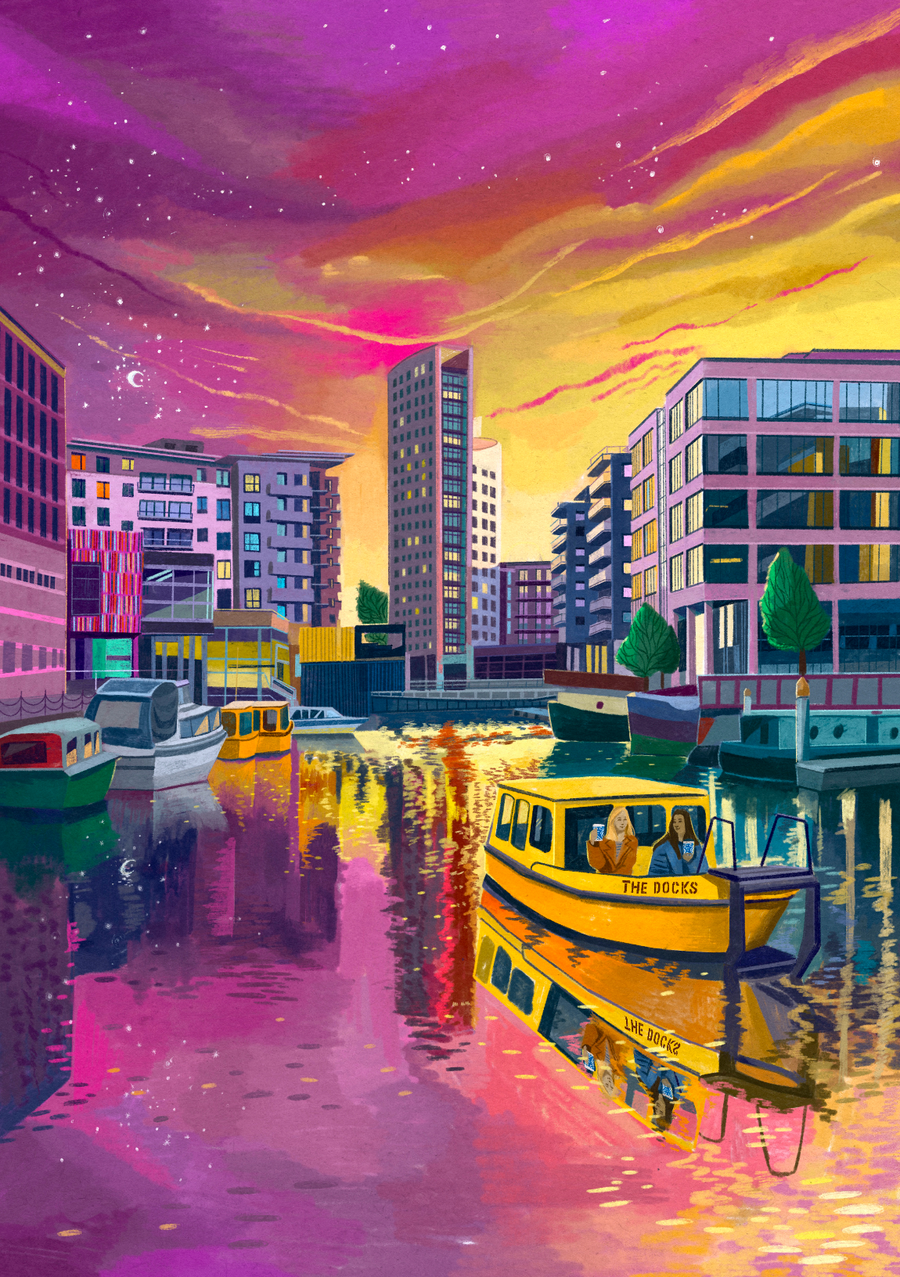 The Docks Zacrosso Art Print