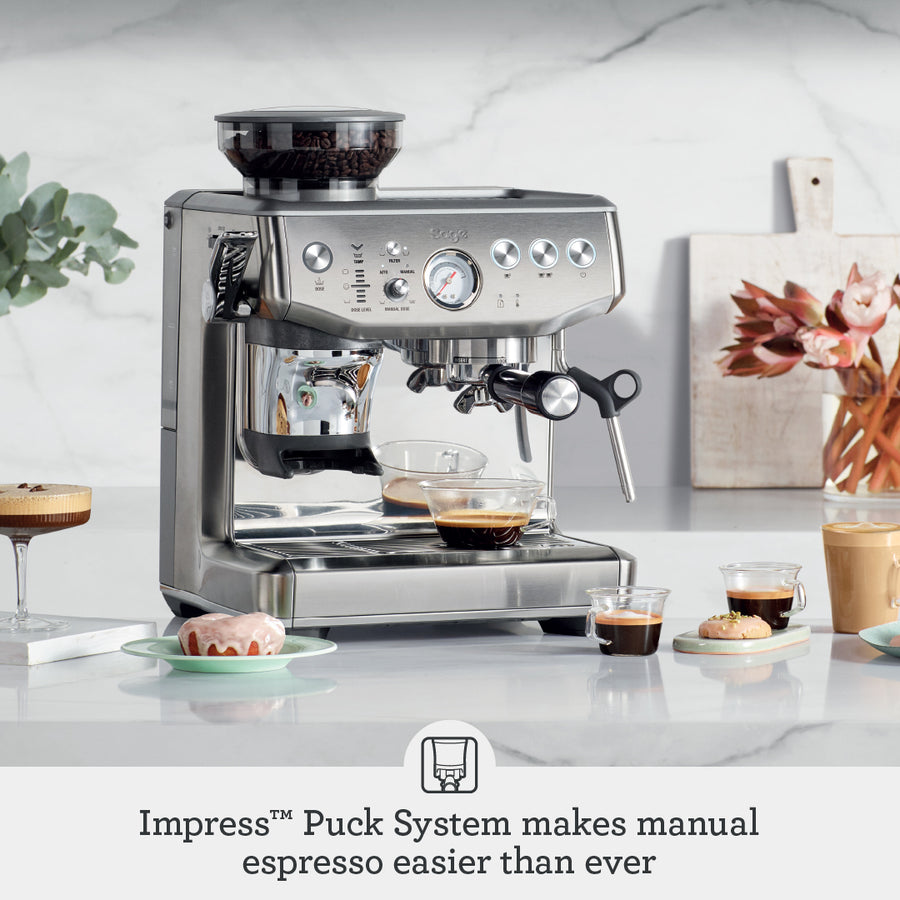 Sage the Barista Express™ Impress coffee machine - Stainless Steel