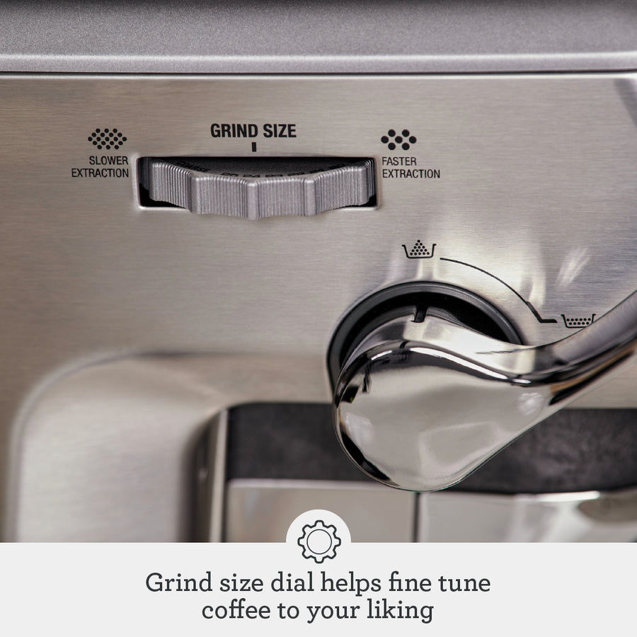Sage the Barista Express™ Impress coffee machine - Stainless Steel