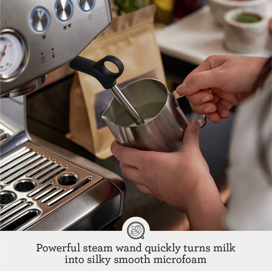 Sage the Barista Express™ Impress coffee machine - Stainless Steel
