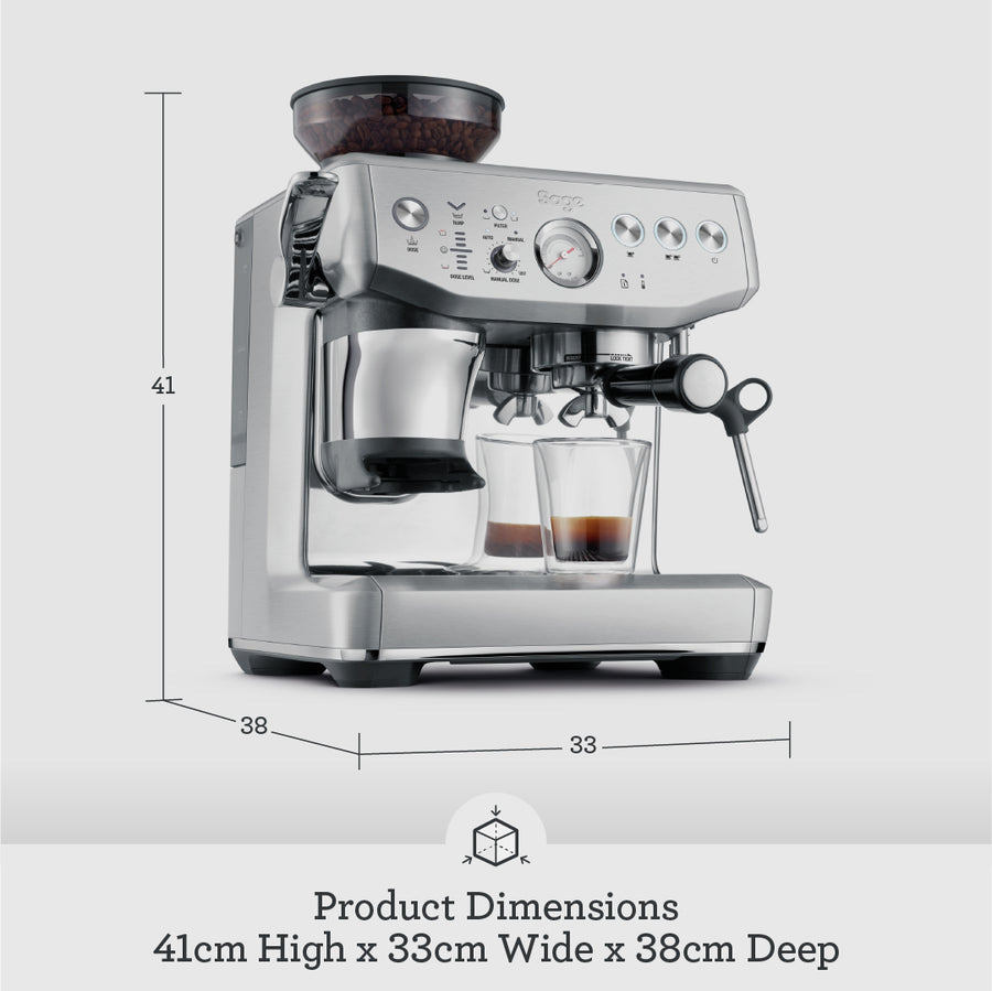 Sage the Barista Express™ Impress coffee machine - Stainless Steel