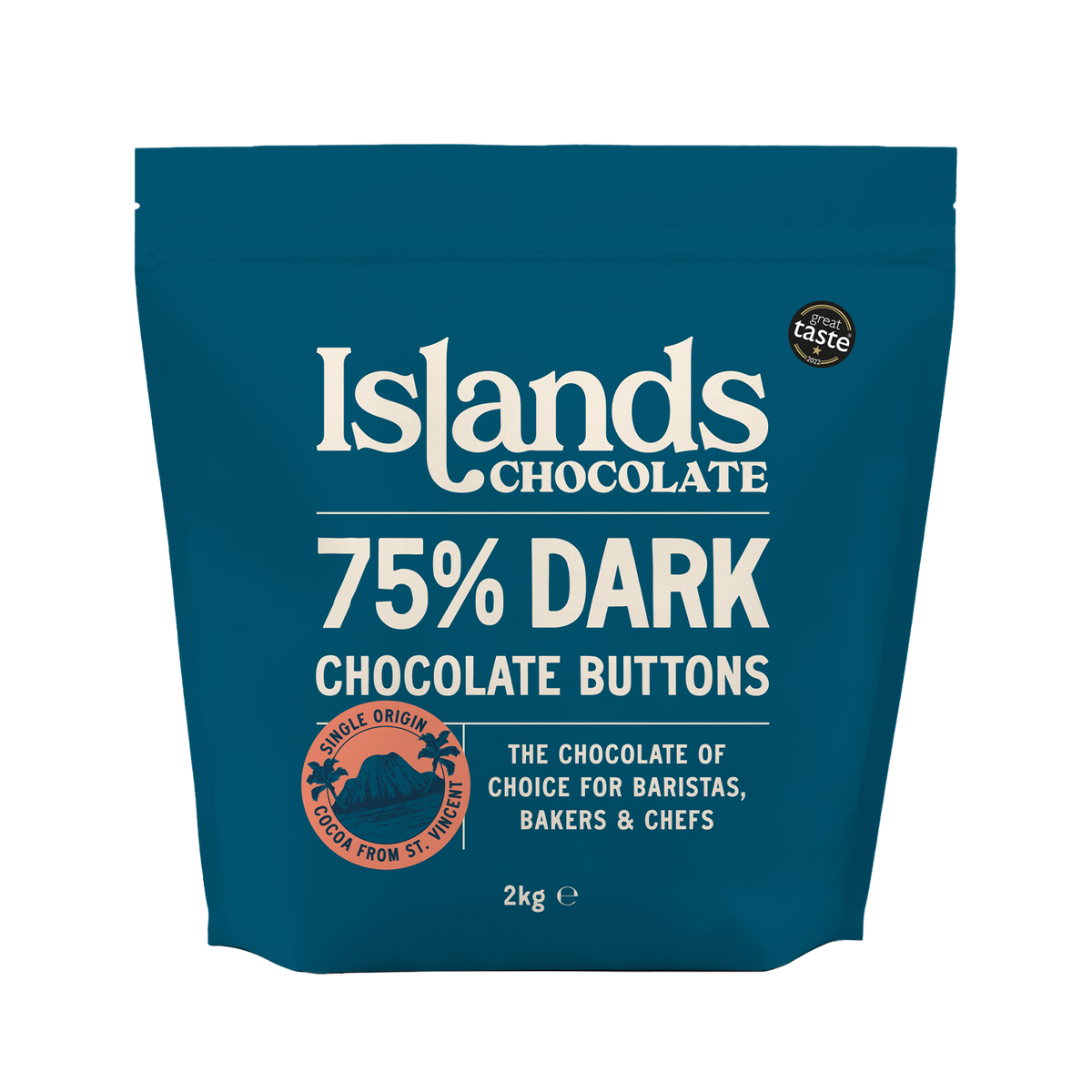 Photo of Islands - 75% Dark - Hot Chocolate Buttons (2KG)