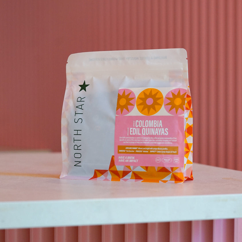 Photo of Colombia Edil Quinayas Washed Pink Bourbon - 250g / Whole Bean